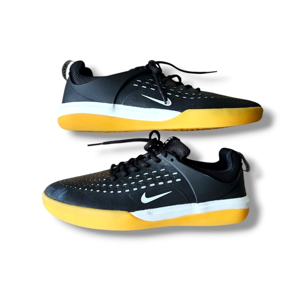 Nike Zoom Nyjah 3 SB Black/White-Gum Zoom Air Skate Shoes | 11 main image 10